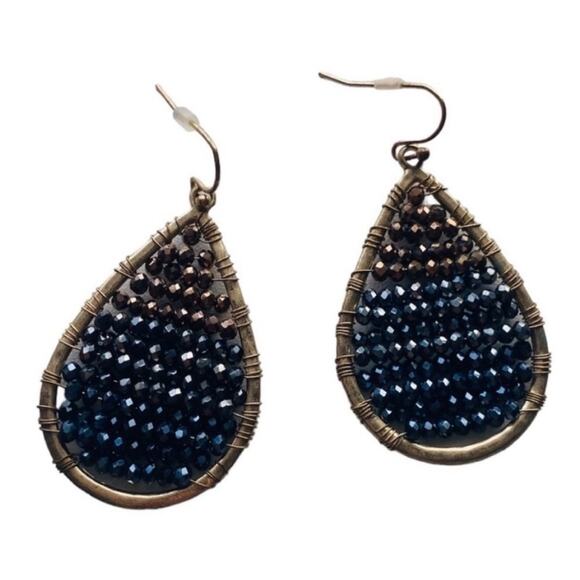 Soft Surroundings Bronze Teardrop Fade Earrings - Picture 1 of 3